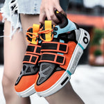 EUPHORIA 'Psyche Spark' X9X Sneakers - Orange/Black/Blue